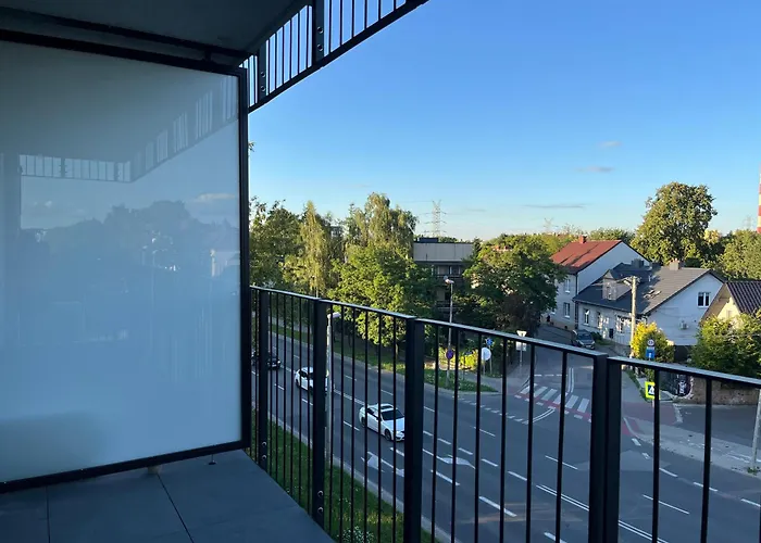 Nowy apartament Saska, z parkingiem